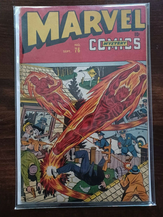 Marvel Mystery Comics #76 September - First Appearance the Human Torch